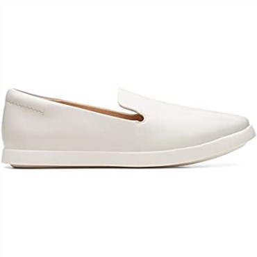 Ace Lite Lo Zapatos De Cuero Blanco Clarks