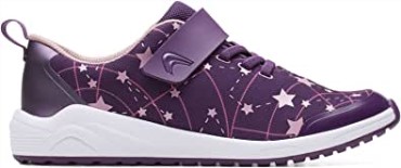 Zapatillas De Deporte De Textil Aeon Late Old Combi Violeta Clarks