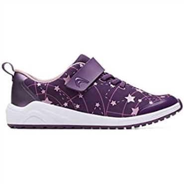 Zapatillas De Deporte De Textil Aeon Late Old Combi Violeta Clarks