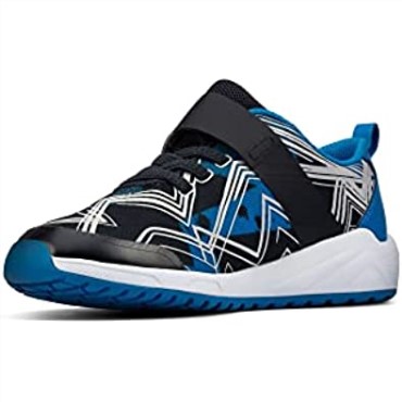 Zapatillas De Deporte De Tela En Azul Clarks Aeon Pace Kid