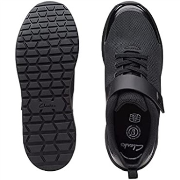 Zapatillas De Niño De Textil Aeon Pace Negro Clarks