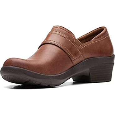 Angie Poppy Cuero Marrón Oscuro Clarks