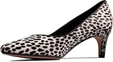 Zapatos Anchos De Mujer Clarks Laina 55 Court2 Animal Print