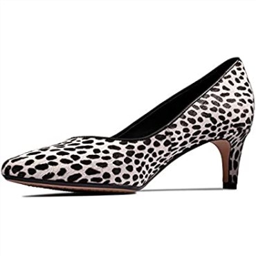 Zapatos Anchos De Mujer Clarks Laina 55 Court2 Animal Print