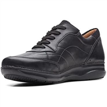 Appley Corbata Zapatos De Cuero Negro Clarks