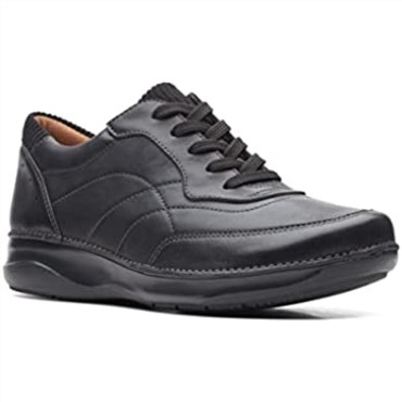 Appley Corbata Zapatos De Cuero Negro Clarks