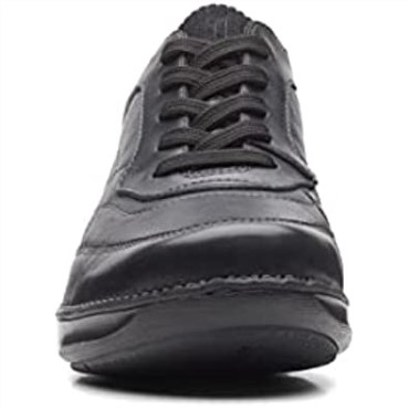 Appley Corbata Zapatos De Cuero Negro Clarks