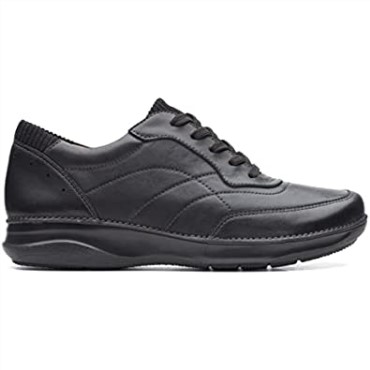 Appley Corbata Zapatos De Cuero Negro Clarks