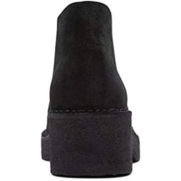 Botas Casual Mujer Arisa Desert Clarks Ante Negro