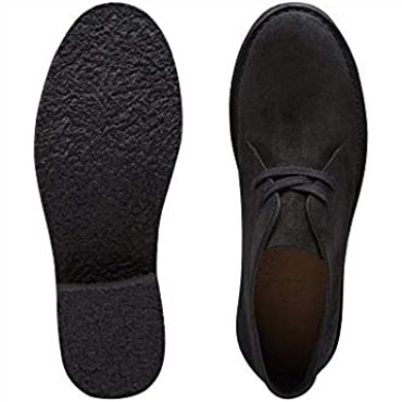 Botas Casual Mujer Arisa Desert Clarks Ante Negro