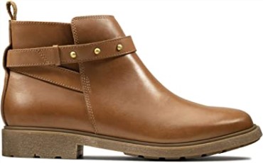 Botas De Cuero Niño Astrol Soar Tan Clarks
