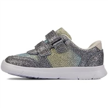 Zapatillas De Deporte De Cuero Para Niños Pequeños Ath Wing En Clarks Met Combi