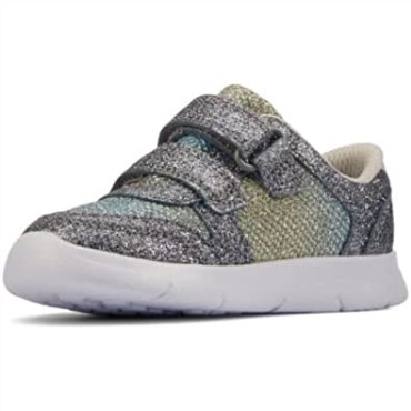 Zapatillas De Deporte De Cuero Para Niños Pequeños Ath Wing En Clarks Met Combi