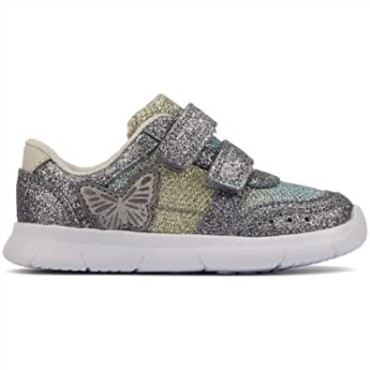 Zapatillas De Deporte De Cuero Para Niños Pequeños Ath Wing En Clarks Met Combi