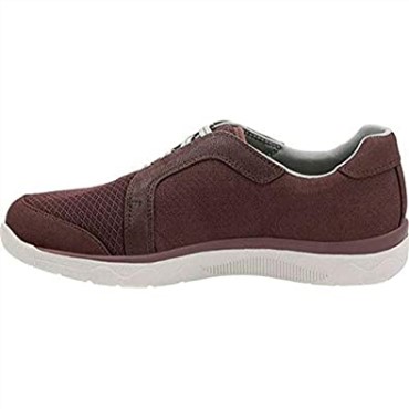 Berenjena Nubuck Sintético Clarks Mujer Mckella Morris Sneaker