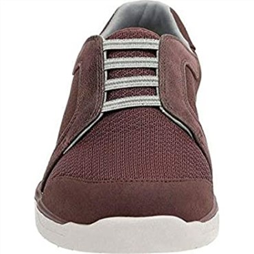 Berenjena Nubuck Sintético Clarks Mujer Mckella Morris Sneaker