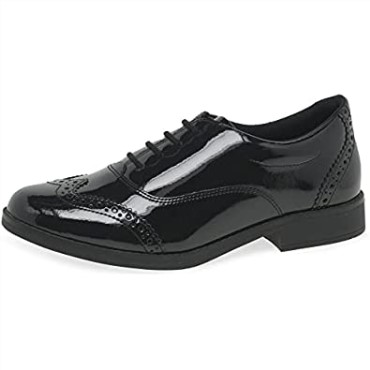 Zapatos De Niño Aubrie Tap Charol Negro Clarks
