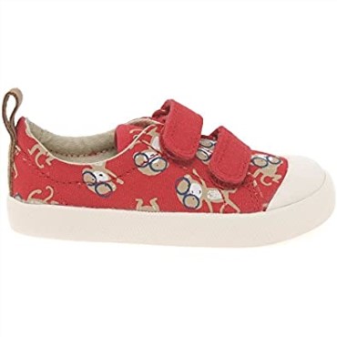 Zapatos Para Andar Bebé Niño Halcy High Fst Rojo Combi Clarks