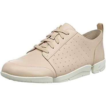 Beige Blush Cuero Blush Cuero Mujer Triamelia Edge Sneaker Clarks