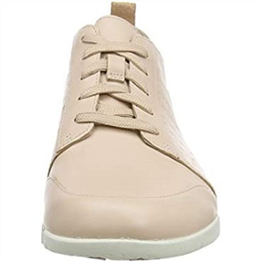 Beige Blush Cuero Blush Cuero Mujer Triamelia Edge Sneaker Clarks