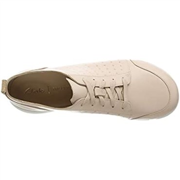 Beige Blush Cuero Blush Cuero Mujer Triamelia Edge Sneaker Clarks