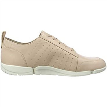 Beige Blush Cuero Blush Cuero Mujer Triamelia Edge Sneaker Clarks