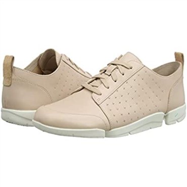 Beige Blush Cuero Blush Cuero Mujer Triamelia Edge Sneaker Clarks