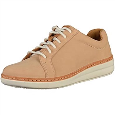 Zapatillas Bajas De Mujer Clarks Nubuck Beige Amberlee Rosa