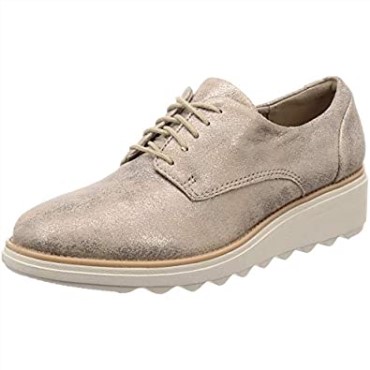 Beige Peltre Sharon Crystal Oxford De Mujer Clarks