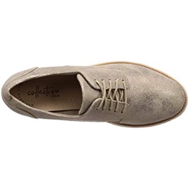 Beige Peltre Sharon Crystal Oxford De Mujer Clarks