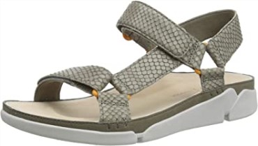 Beige Serpiente Salvia Serpiente Salvia Clarks Tri Sporty Sling Back Sandalias Mujer