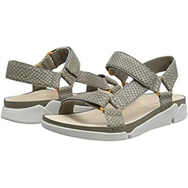 Beige Serpiente Salvia Serpiente Salvia Clarks Tri Sporty Sling Back Sandalias Mujer