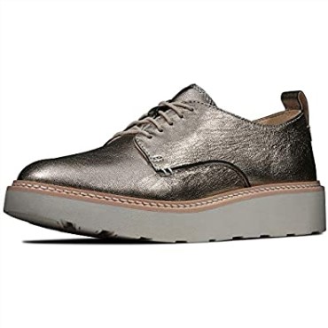 Zapatos Derby Casual Mujer Beige Trace Walk Clarks