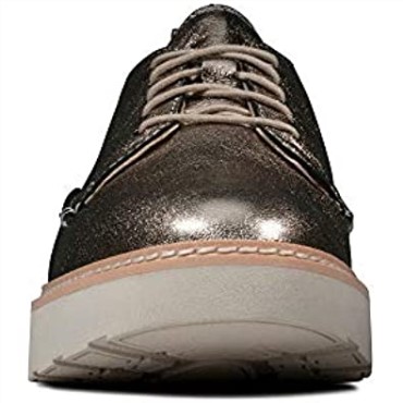 Zapatos Derby Casual Mujer Beige Trace Walk Clarks