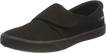 Zapatos Negros De Uniforme Escolar Hopper Run Para Niños Clarks
