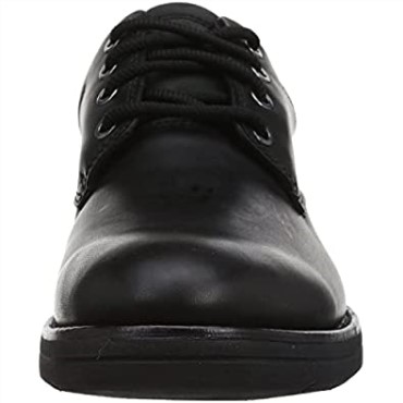Negro Clarks Banning Lo Gtx Negro Cuero Hombres Zapatos Formales