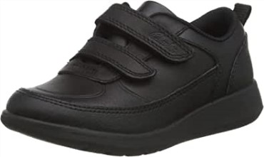 Zapatos Negros De Uniforme Escolar Scape Flare T Para Niño De Clarks