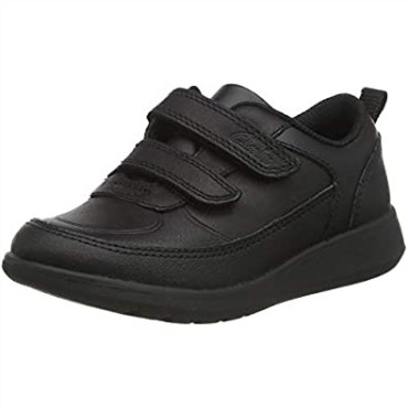 Zapatos Negros De Uniforme Escolar Scape Flare T Para Niño De Clarks