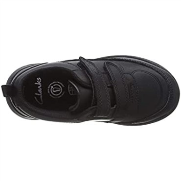 Zapatos Negros De Uniforme Escolar Scape Flare T Para Niño De Clarks