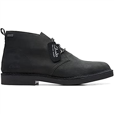 Negro Botines Hombre Clarks Desert Bt 2 Gtx