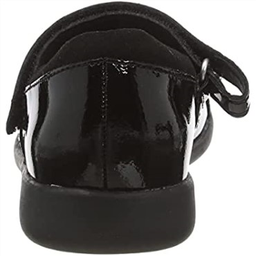 Negro Clarks Girl's Etch Beam T Bailarinas Planas