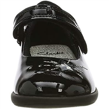 Bailarinas De Niña Clarks Etch Spark Negro