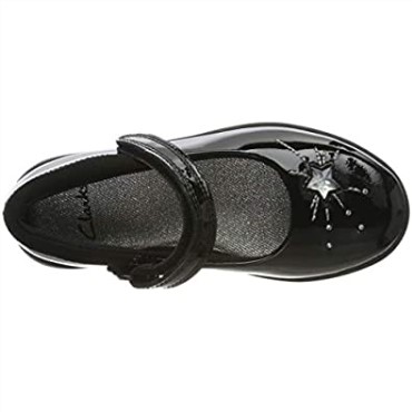 Bailarinas De Niña Clarks Etch Spark Negro