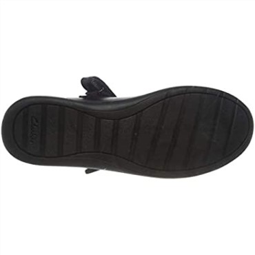 Negro Clarks Girl's Etch Spark K Sandalias Con Punta Cerrada