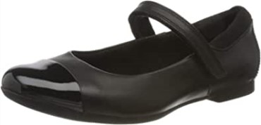 Negro Clarks Bailarinas De Niña Scala Gem K