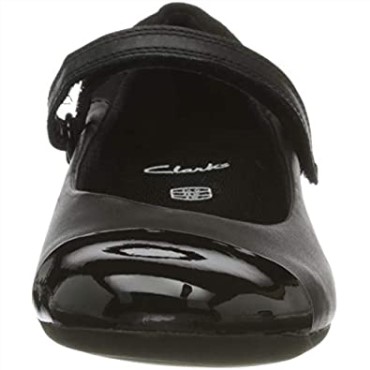 Negro Clarks Bailarinas De Niña Scala Gem K