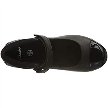 Negro Clarks Bailarinas De Niña Scala Gem K