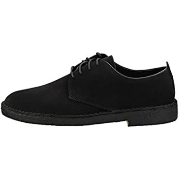Black Clarks Desert London Derby Para Hombre