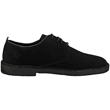 Black Clarks Desert London Derby Para Hombre