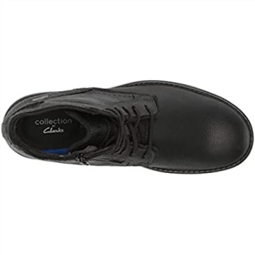 Botines Negros Clarks Morris High Impermeables Para Hombre